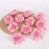 Cabezas de Flores de Rosa de Terciopelo DIY Accesorios para Ropa y Sombreros Accesorios de Flores Artificiales Materiales para Corsage Fotografía del Hogar Graduación Flores Artificiales