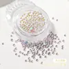 Decorações para Unhas com Contas de Bolha de Sereia Celebridade da Internet Moca Aurora Vidro Iridescente Pedras Strass Tamanhos Mistos Acessórios para Unhas Atacado