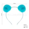Halloween Bola de Pelúcia Fofa Headband de Desenho Animado Headband de Animal para Performance Infantil Cartão de Cabelo Outono e Inverno Doce