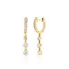 Brincos de Corrente com Pingente de Franja e Cravejados com Diamantes, Novo Estilo Transfronteiriço Estilo Ins, Brincos Personalizados Tendência Europeus e Americanos para Mulheres