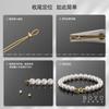 Fecho de Posição em Ouro Real, Contas 14K 18K, Fivela de Fecho de Extremidade para Pulseira DIY, Acessórios de Material, Fivela de Conta, Joias