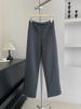 Pantalones Gagd Air Cloud Sensation Supermodel para Mujer Cintura Alta Cintura Ancha Caída Recta Pierna Ancha Pantalones Versátiles Casuales de Largo Completo