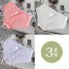 (3 piezas) Ropa interior de soporte para el vientre de mujeres embarazadas de cintura baja en forma de V para mujeres embarazadas sin rastro embarazo y parto universal Forro de algodón puro Seda de Hielo