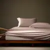 Clase A Sin Fluorescencia Doble Hilo 100 Piezas Algodón Egipcio Algodón de Fibra Larga Protector de Sábana Ajustable Fijación Antideslizante Cubierta de Cama Funda Protectora