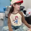 Camiseta Interior Térmica de Polar para Niñas, Nuevo Estilo Otoño/Invierno 2026, Camiseta de Manga Larga Raglán, Top Cálido para Bebé Niña