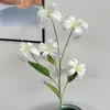 Flor Artificial Lírio Dourado Decoração de Casamento de Luxo Flor Artificial Decoração de Casa Nova Decoração de Casamento Flor Lírio Multi-cabeça