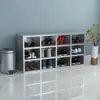 Gabinete de Zapatos para Personal de Acero Inoxidable 304 Vestidor Múltiples Compartimentos Taburete para Cambiarse los Zapatos de un Solo Lado y de Doble Lado Gabinete de Almacenamiento para Zapatos de Taller Libre de Polvo con Puerta