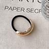 PreeKr anillo minimalista estilo frío de aleación anillo para el pelo de semicírculo cuerda para el pelo 2024 nuevos accesorios para el pelo para mujer