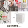 Suporte de hashi de parede estilo japonês para cozinha, porta-utensílios, caixa de armazenamento com drenagem para faca, garfo, colher, gaiola de hashi, porta-hashi