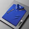Camisa POLO Masculina de Verão Casual de Negócios Manga Curta Camiseta Esportiva Tendência Versátil Gola Lapela Manga Meia