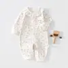 JQ Jingqi Roupas de Bebê Outono Algodão Puro Classe A Mês do Nascimento Menino Menina Body Macacão Primavera Outono Estilo Fino