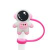 Nueva serie de astronautas tapa de pajita funda de pajita accesorios DIY funda de pajita decorativa caricatura creativa superventas