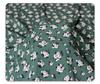 Saia de Tecido Florido Serigrafado de Seda Coreano Cheongsam Feminino Estilo Fresco Florzinhas Tecido Chiffon de Poliéster Multicor Tecido Transfronteiriço