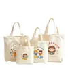 Fabricante de sacolas de lona personalizadas para instituições estudantis, publicidade, treinamento, sacolas de algodão com impressão de logotipo, sacolas de compras ecológicas feitas sob medida
