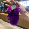 Suerte Colgante de Peluche de Caqui Llavero Adorno Caqui Suerte Colgante para Coche Adorno de Piel Sintética de Conejo Regalo