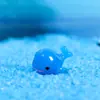 Delfín de Simulación Muñeco de Delfín Musgo Adornos para Micro Paisajes Artesanías de Resina Adornos Joyería Marina en Botella