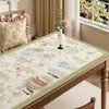 Jogo Americano de Mesa Estilo Americano com Toque de Luxo Leve e de Alta Qualidade, Impermeável e à Prova de Óleo, Toalha de Mesa Lavável, Protetor de Mesa