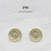 Botones de Diamantes de Girasol de Metal al por Mayor Traje de Mujer Tops de Punto Chaqueta Botones Dorados Botones Decorativos