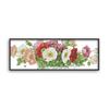 Feliz 99 ponto cruz flor papoula sala de estar série de flores grandes pintura decorativa diy bordado auto-bordado entrega em peça única