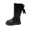 Botas para Niña 2026 Otoño Nuevo Estilo Moda Infantil Botas de Princesa para Niña Pequeña Botas Largas Botas Altas Botas de Piel Botas Individuales con Estilo