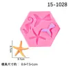Nova Série Oceano Molde de Silicone Cauda de Sereia Estrela do Mar Cavalo-marinho Molde de Fondant Para Decoração de Bolo E Fabricação de Chocolate Atacado