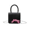 Bolsa Doce Estilo Ocidental Bolsa Feminina 2025 Verão Nova Moda Têxtil Bolsa Pequena Quadrada Versátil Casual Ombro Transversal