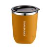 Taza Casual de Acero Inoxidable 304 Ins Taza de Café Engrosada de Doble Capa Taza para Beber para Estudiantes y Compañías de Celebridad de Internet de Aspecto Elegante con Tapa