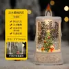 Muñeco de nieve brillante de Navidad Linterna de viento pequeña Adorno de escritorio Decoración de árbol de Navidad Luz nocturna Regalo de cumpleaños