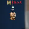 Pingente de Corrente para Celular Sapo de Madeira Arco-Íris Yiming Xianyuan Sandália Criativa de Sândalo Animal Desenho Animado Sapo Ornamento