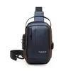 Bolso de Hombro Cruzado para Pecho de Negocios Estilo Nuevo para Hombres, Mochila para Teléfono de Ciclismo al Aire Libre en Motocicleta, Bolso de Pecho con Candado de Contraseña para Viajeros