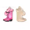 Botas e chapéus de cowboy são acessórios transfronteiriços de grande sucesso, pingentes de liga DIY, chaveiros, correntes de celular e ornamentos feitos à mão