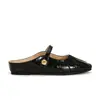 Versión de Piel de Vaca ~ Dos Versiones ~ Zapatos sin Cordones para Mujer con Aumento Oculto de Altura, Hebilla de Estilo Francés, Diseño Fruncido y Punta Cerrada