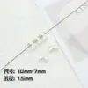 Corbata de moño colorida de aleación, moño pequeño, cuentas sueltas, con cuentas, material para accesorios DIY, cadena para teléfono móvil, pulsera, joyería hecha a mano