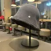 Sombrero de pescador de ala enrollada, moderno y sencillo, para mujer, versátil y que estiliza el rostro, juvenil y rejuvenecedor, cómodo sombrero de pescador de punto, moderno