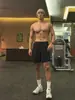 Pantalones Cortos de Secado Rápido para Hombre Modernos Combinan con Todo Delgados de Cinco Puntos Nuevos de Color Sólido de Secado Rápido Casuales Deportivos Cortos para Hombre