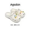 Sapatos Augu Shiden Croc Sapatos Femininos 2026 Novo Verão Branco Outdoor Leve Sapatos de Praia Sandálias Confortáveis