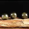 Pulseira de obsidiana dourada natural contas soltas olho de gato olho duplo dourado pedra Yao dourada contas de obsidiana pulseira semiacabada solta atacado