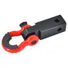 Brazo de remolque de acero al carbono transfronterizo, accesorios para remolque para modificación de vehículos todoterreno y rescate, dispositivo de enganche de brazo de remolque de 2 pulgadas
