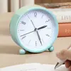 Despertador Popular Metálico Transfronteiriço, Relógio de Mesa Simples e Criativo para Estudantes, Luz Noturna, Relógio de Mesa Silencioso, Gadget para Acordar, Sino de Alarme
