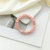 Nuevo Anillo para el Cabello de Seda Amazon Combinación Perfecta Color Sólido Anillo para el Cabello de Seda con Lazo Anillo de Lazo de Seda de Morera Estilo Coreano Accesorios para el Cabello