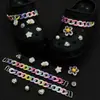 Zapatos de Agujeros Accesorios DIY Strass de Corazón Lazo Versátil Hebilla de Zapato de Alta Calidad Flor de Zapato Accesorios de Zapato Desmontables