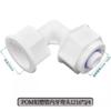 Suministro de fábrica accesorios para tuberías de aluminio-plástico POM accesorios para calentadores de agua solares unión accesorios para tuberías de agua multiespecificación