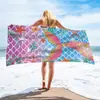 Toalla de Playa de Polar Unilateral de Comercio Exterior Microfibra Toalla de Baño para Playa Absorbente de Sudor Protector Solar Absorbente Toalla de Baño Verano Playa