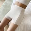 Pantalones de seguridad de doble capa, nuevos pantalones de verano de seguridad de seda de hielo anti-correr, leggings con división y cobertura de entrepierna sin marcas para mujeres