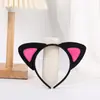 Atacado de fábrica combinação de cores festa aniversário festa de performance adereço de cabeça estilo selvagem gatinho tiara de orelha de gato