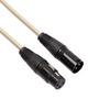 Cable de micrófono con condensador de alimentación fantasma de 48 V, tarjeta de sonido en vivo, conector macho a hembra con doble blindaje y totalmente balanceado.