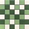 Azulejos de Pared de Cerámica Mosaico Verde Oscuro Retro para Cocina, Comedor, Baño, Lavabo, Piscina