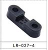 Espaçamento entre Furos 14-15mm Plástico Placa de Crimpage Curva Nylon Fivela de Crimpage de Uma Palavra Protege Plástico Linha de Fixação de Fio Cartão
