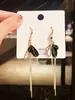 Pendientes de Borla de Mariposa Estilo Retro Redondos Adelgazantes para Rostro Pendientes Largos para Mujer 2021 Nuevos Pendientes Elegantes Personalizados de Moda