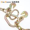 Cadena de remolque de acero al manganeso con tira de estándar americano, cadena de gancho de anillo triangular, cadena de remolque G70 de alta resistencia, fabricantes de cadenas de remolque